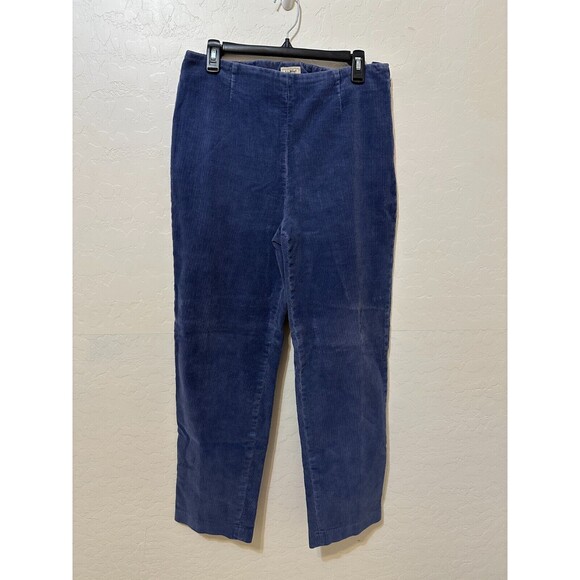 Vintage LL Bean Pull On Corduroy Pants Sz 14 Y2K Western Cowboy Boho Grannycore - Picture 1 of 13